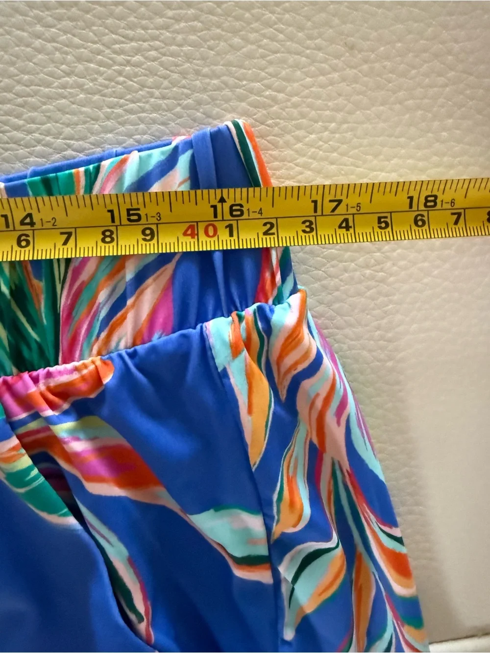 La Blanca Vibrant Blue Tropical Leaf Resort Wear Loungewear Set NEW - Picture 10 of 12